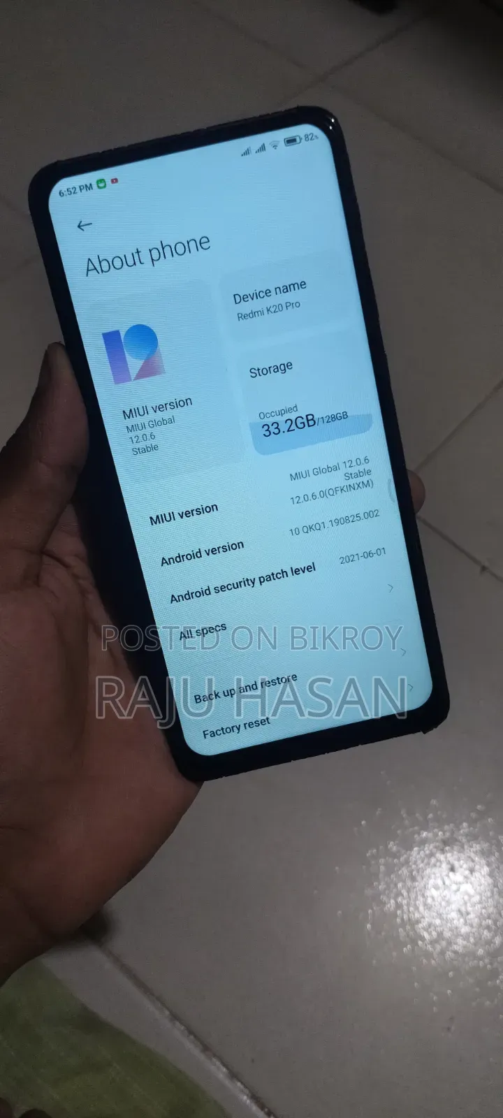 Xiaomi Redmi K20 Pro 256 GB Red