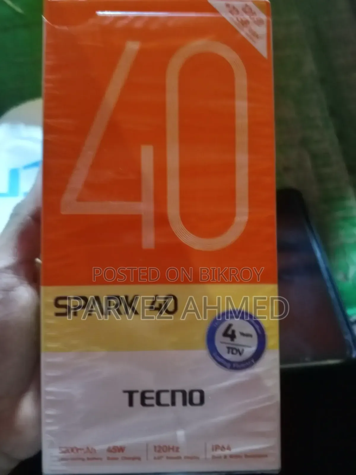 Tecno Spark 40 128 GB Silver