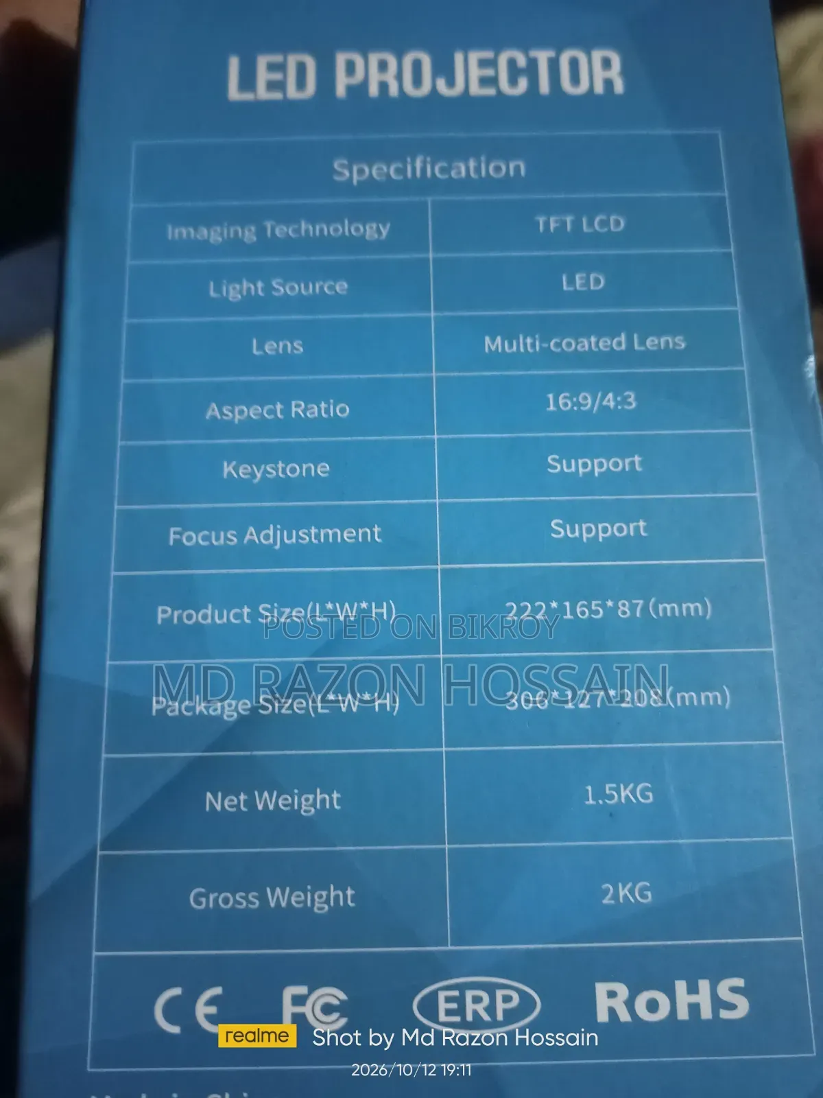 Cheerlux C9 Android Projector