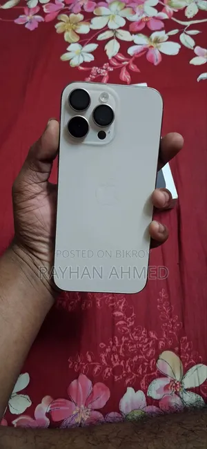অ্যাপল আইফোন ১৬ প্রো ম্যাক্স ২৫৬ জিবি রোজ গোল্ড