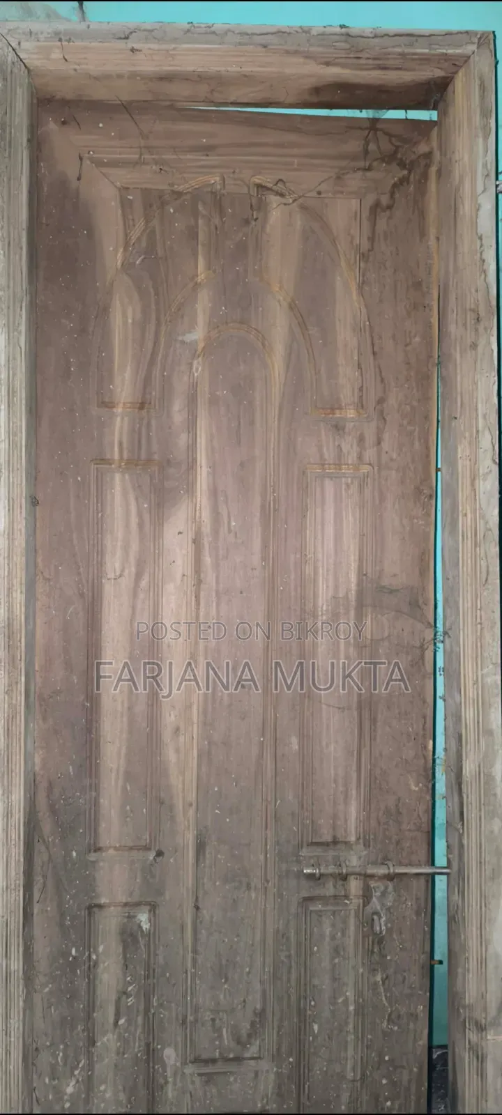 Teak Wood Door Old Door with Doorframe