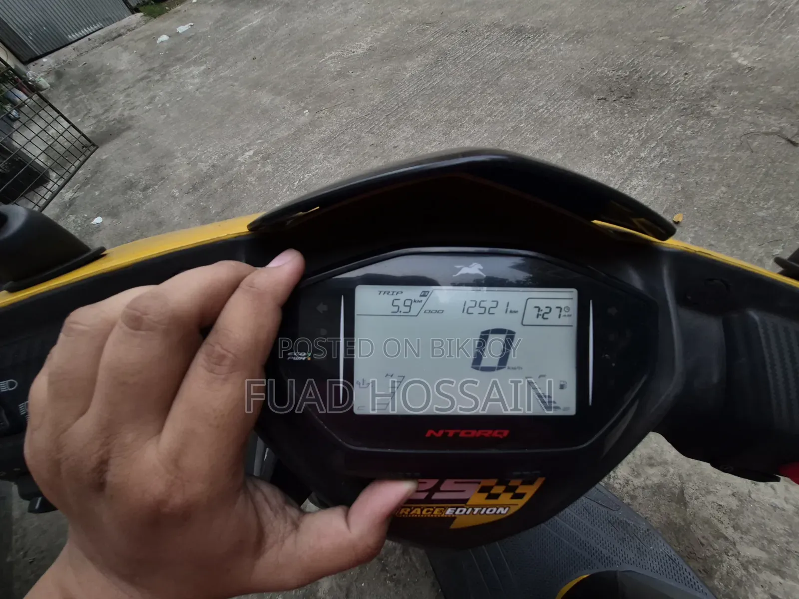 TVS Ntorq 125 2021 Yellow