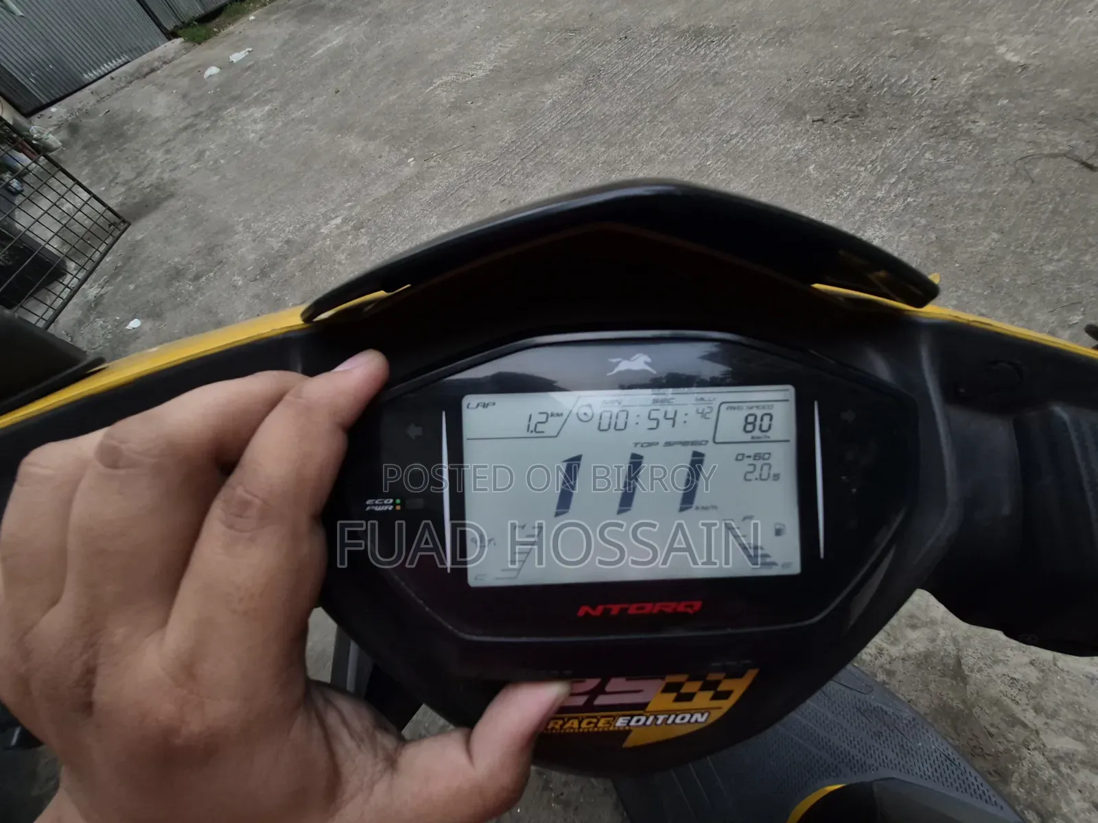 TVS Ntorq 125 2021 Yellow