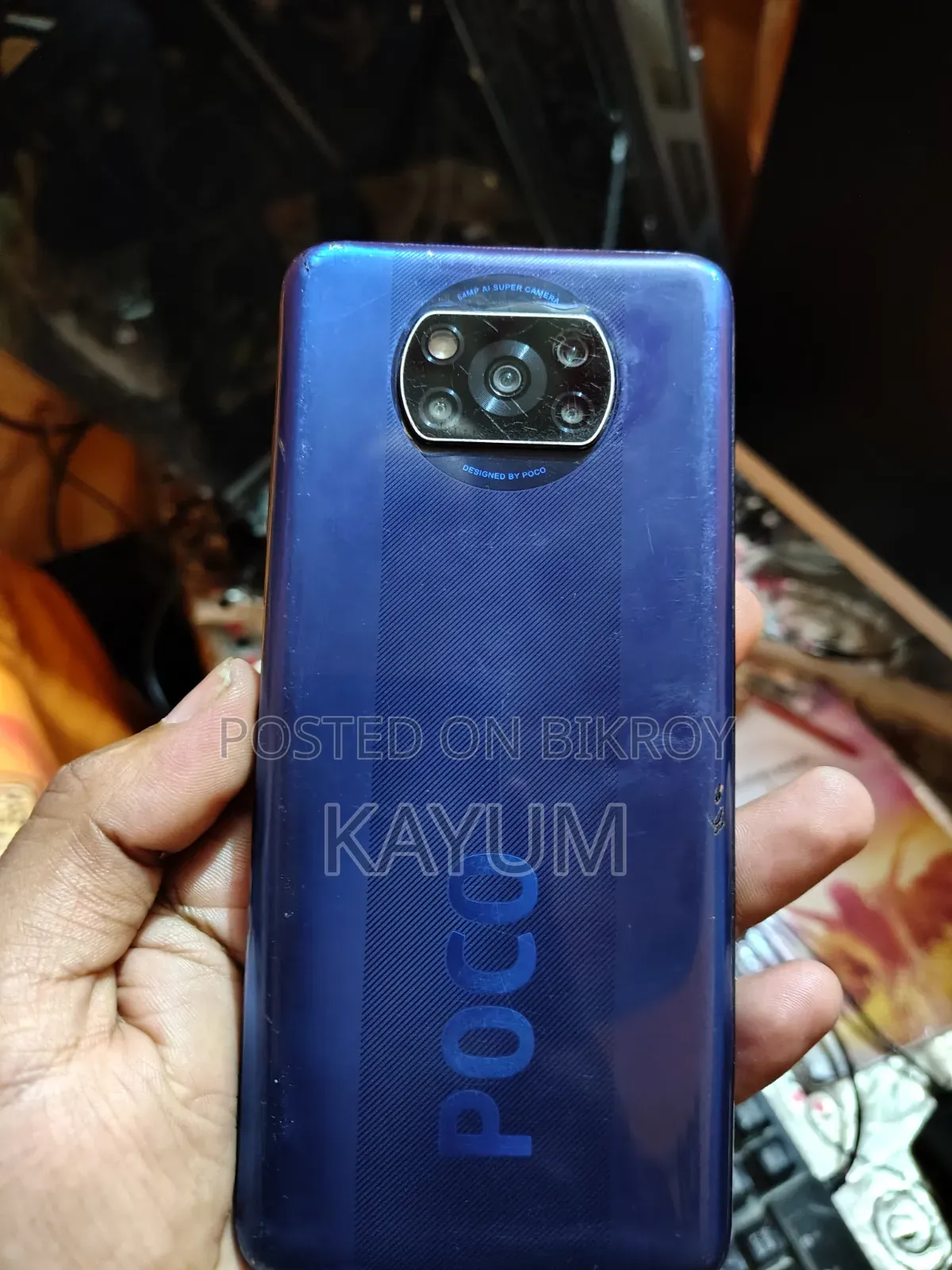 শাওমি পোকো এক্স৩ এনএফসি ১২৮ জিবি নীল
