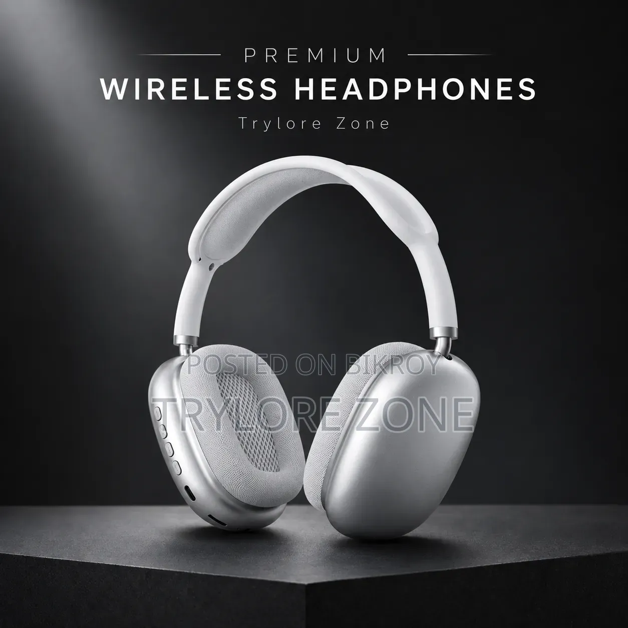 🎧 Trylore Zone P9 Headphone 🎧
🖤 Black & 🤍 White Available