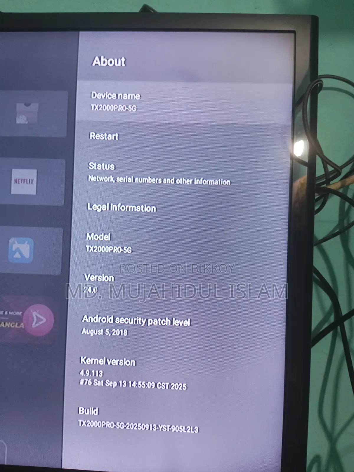 TX 2000 Pro Android TV Box