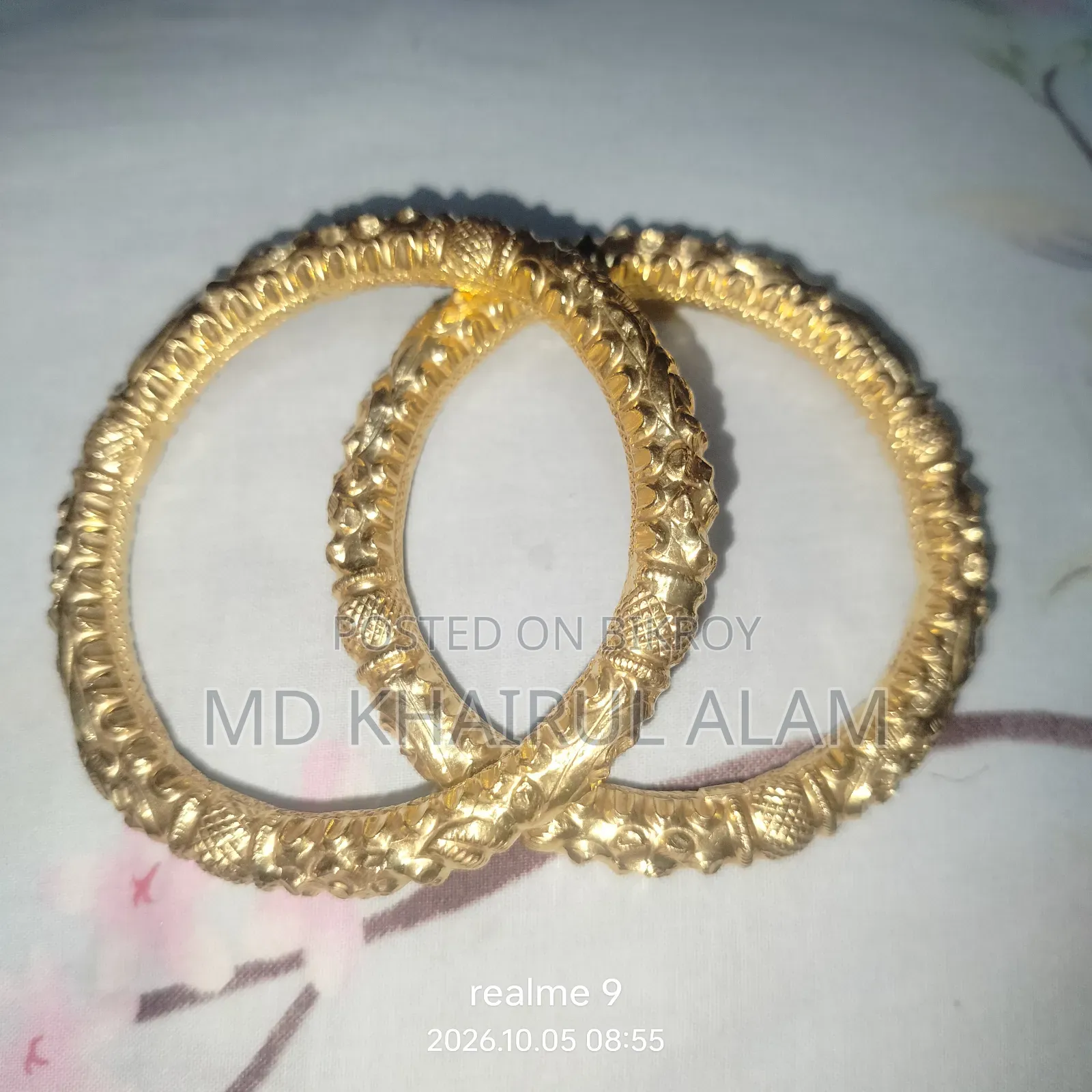 ২২ ক্যারেট হাতের বালা এক ভরি
