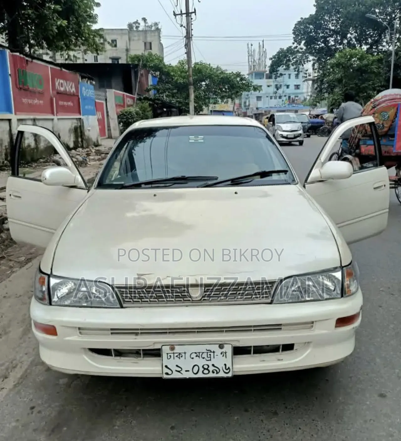 টয়োটা টি১০০ ১৯৯২ সাদা