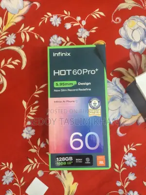 Infinix Hot 60 Pro+ 128 GB Black