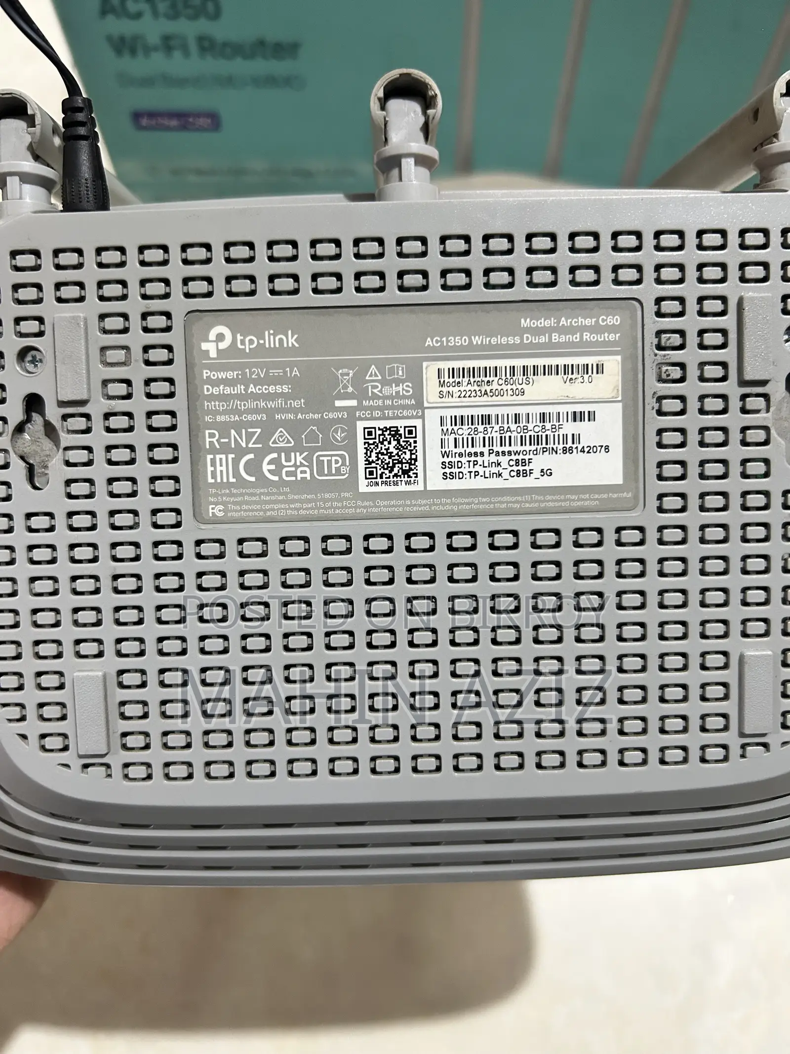 TP Link AC 1350 Wireless Dual Band Router