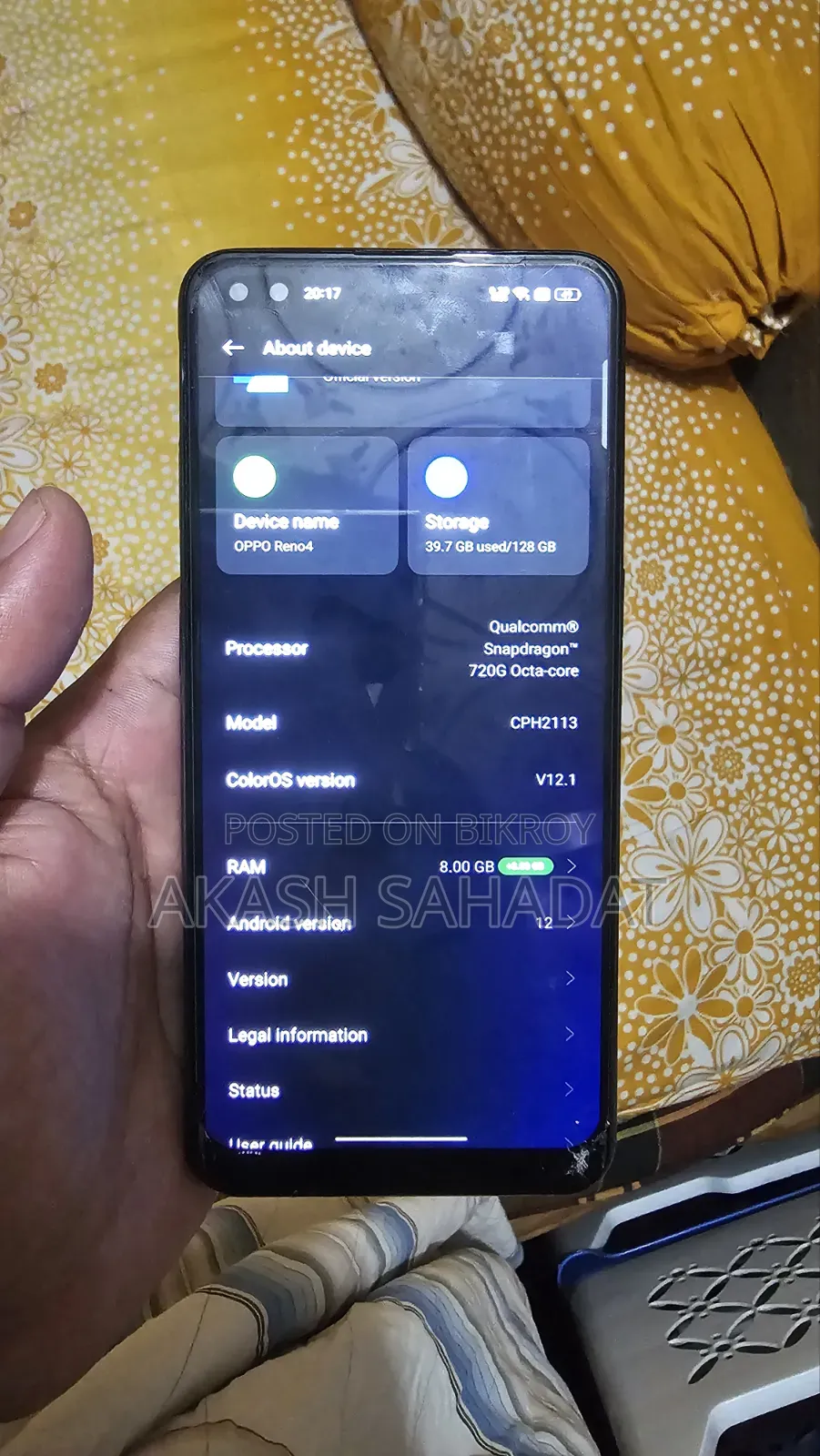 Oppo Reno 128 GB Black