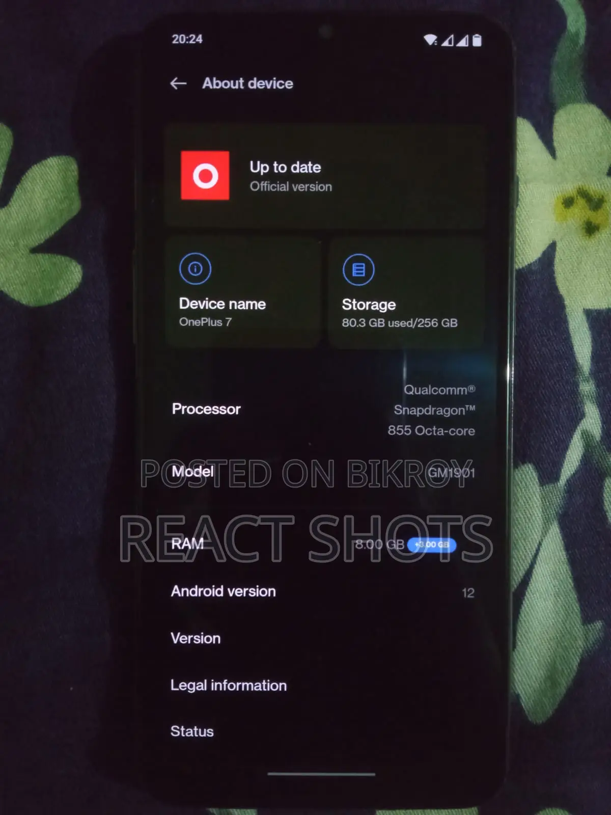 OnePlus 7 256 GB Black