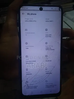 Infinix Zero X Pro 256 GB Black