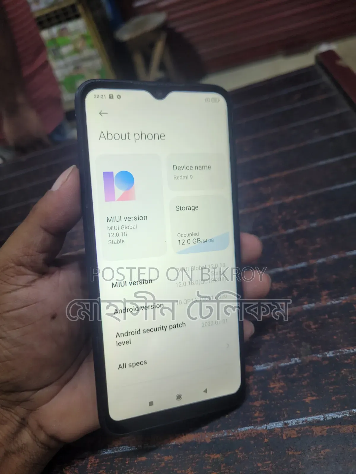 Xiaomi Redmi 9 64 GB Black