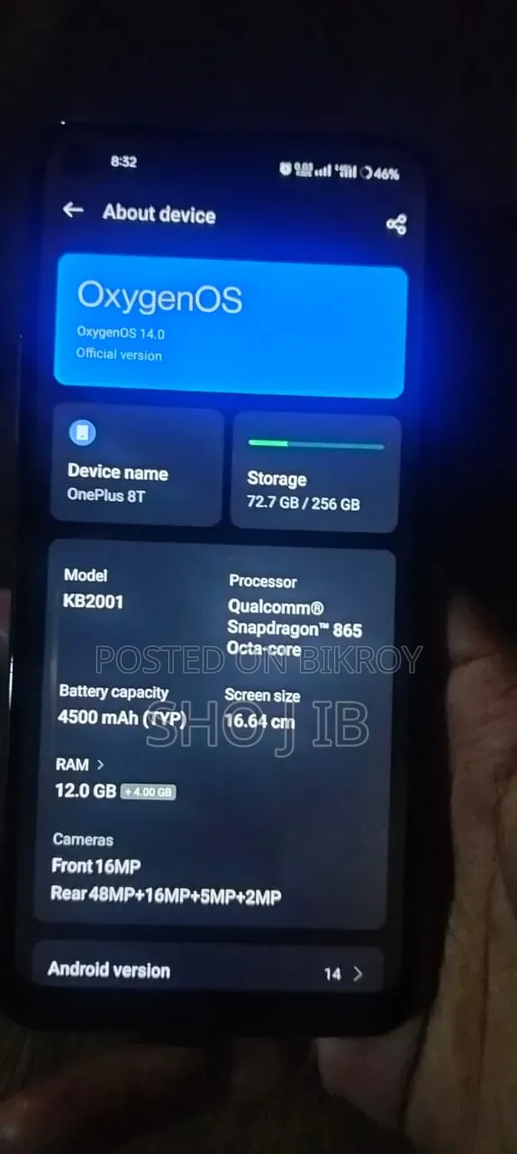 OnePlus 8T 256 GB Graphite