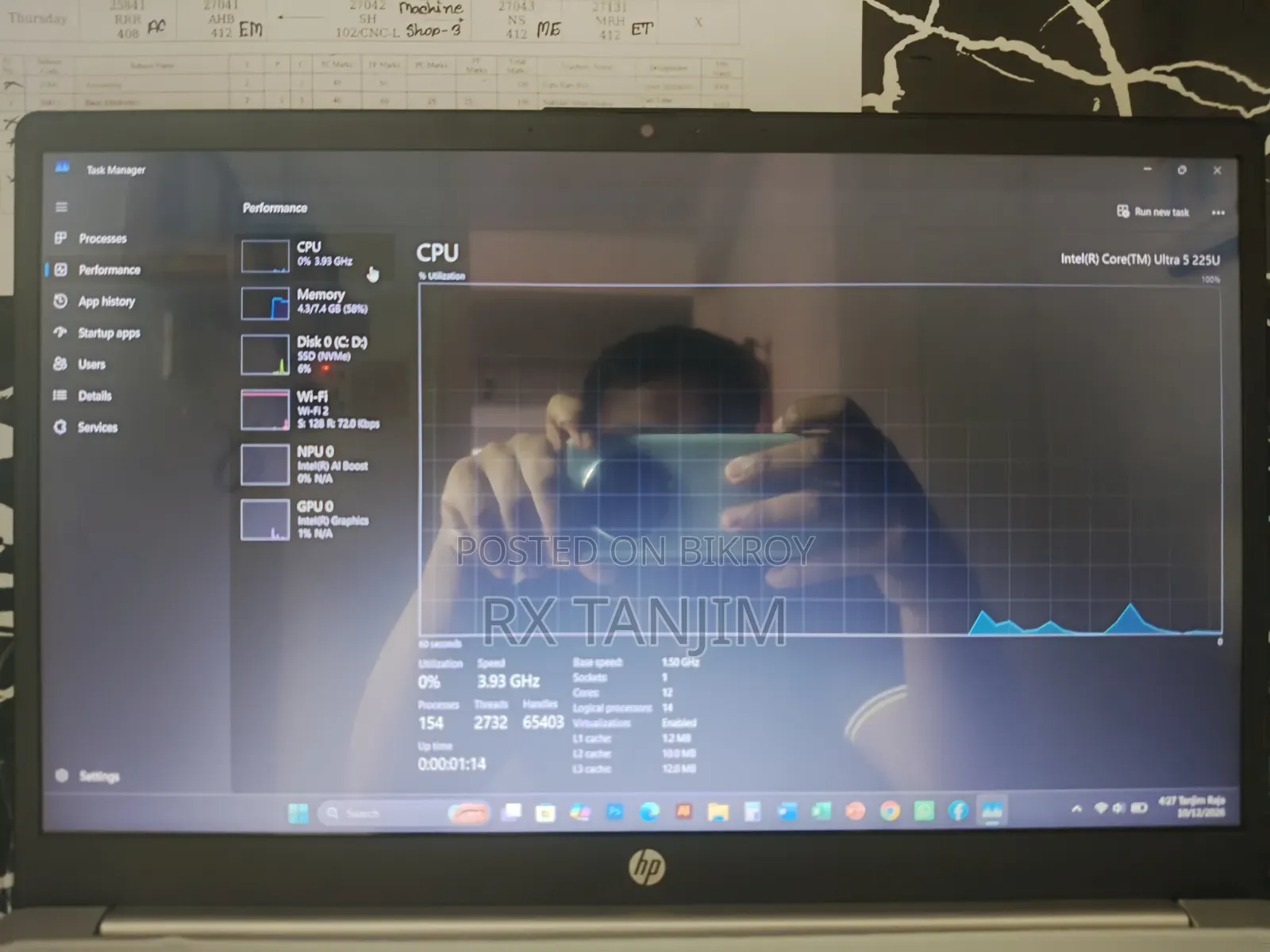 New Laptop HP 15-dy2075tg 8GB Intel Core i5 SSD 512GB