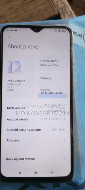 Xiaomi Redmi Note 8 Pro 128 GB Green