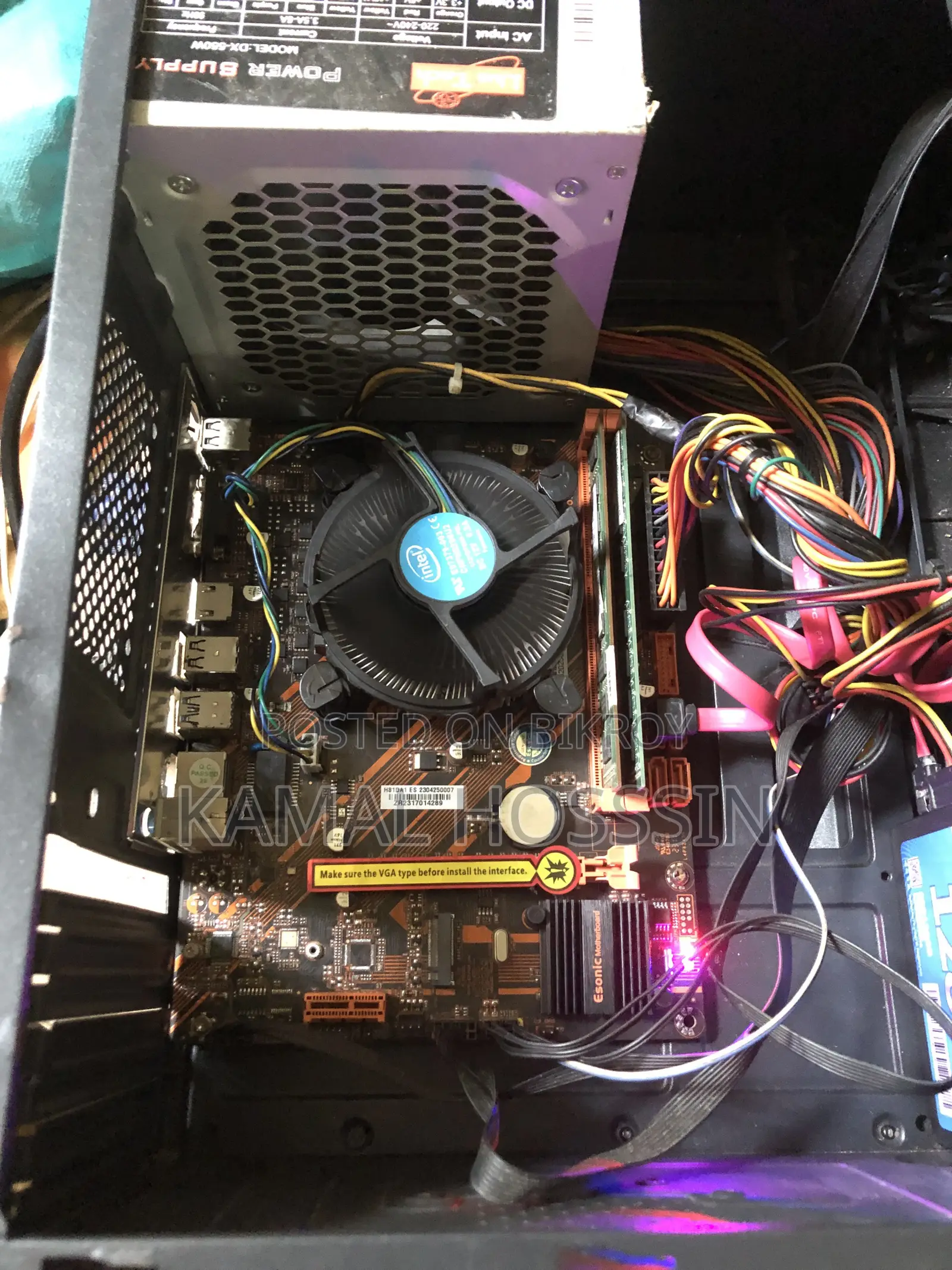 Desktop Computer 8GB RAM Intel Core i3 128GB HDD