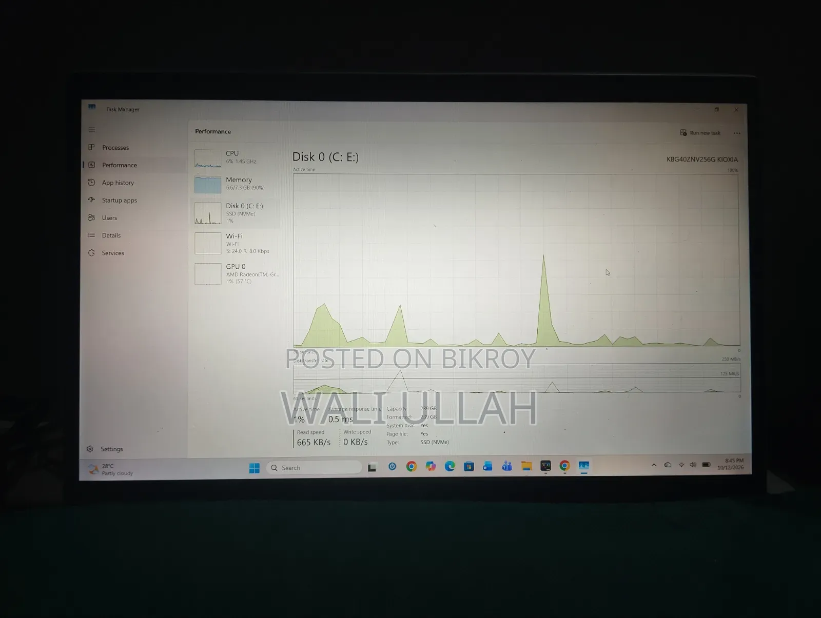 Laptop HP EliteBook 835 G7 8GB AMD Ryzen 5 SSD 256GB