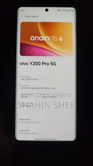 Vivo Y200+ 256 GB Graphite