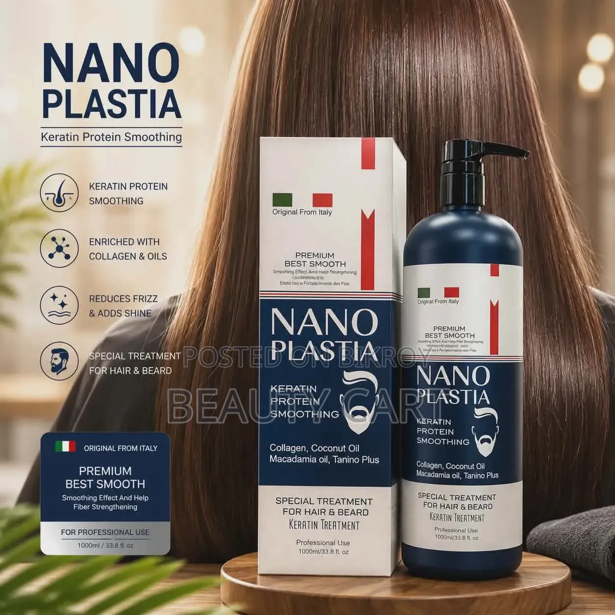 ENZO Professional Nano Plastia Keratin Treatment (1000ml)