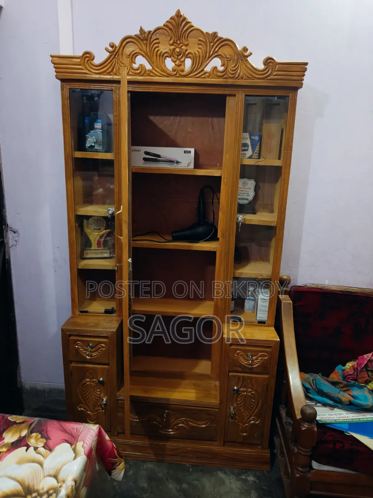চিটাগং সেগুন কাঠের ডেসিংটেবিল