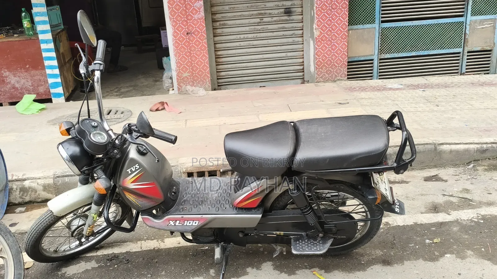 TVS XL 100 2019 Black