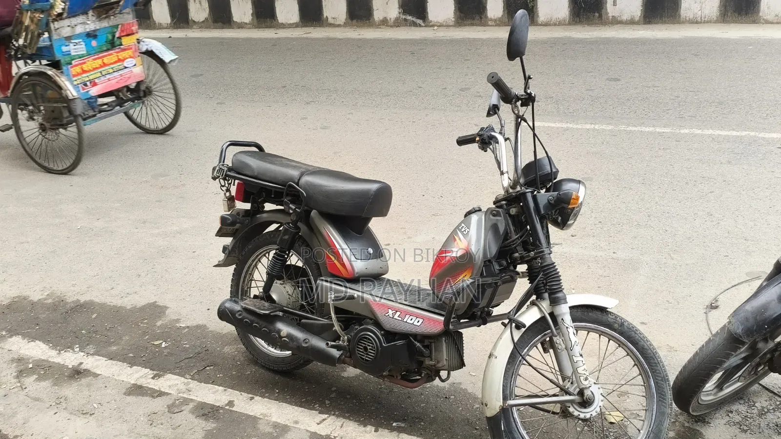 TVS XL 100 2019 Black