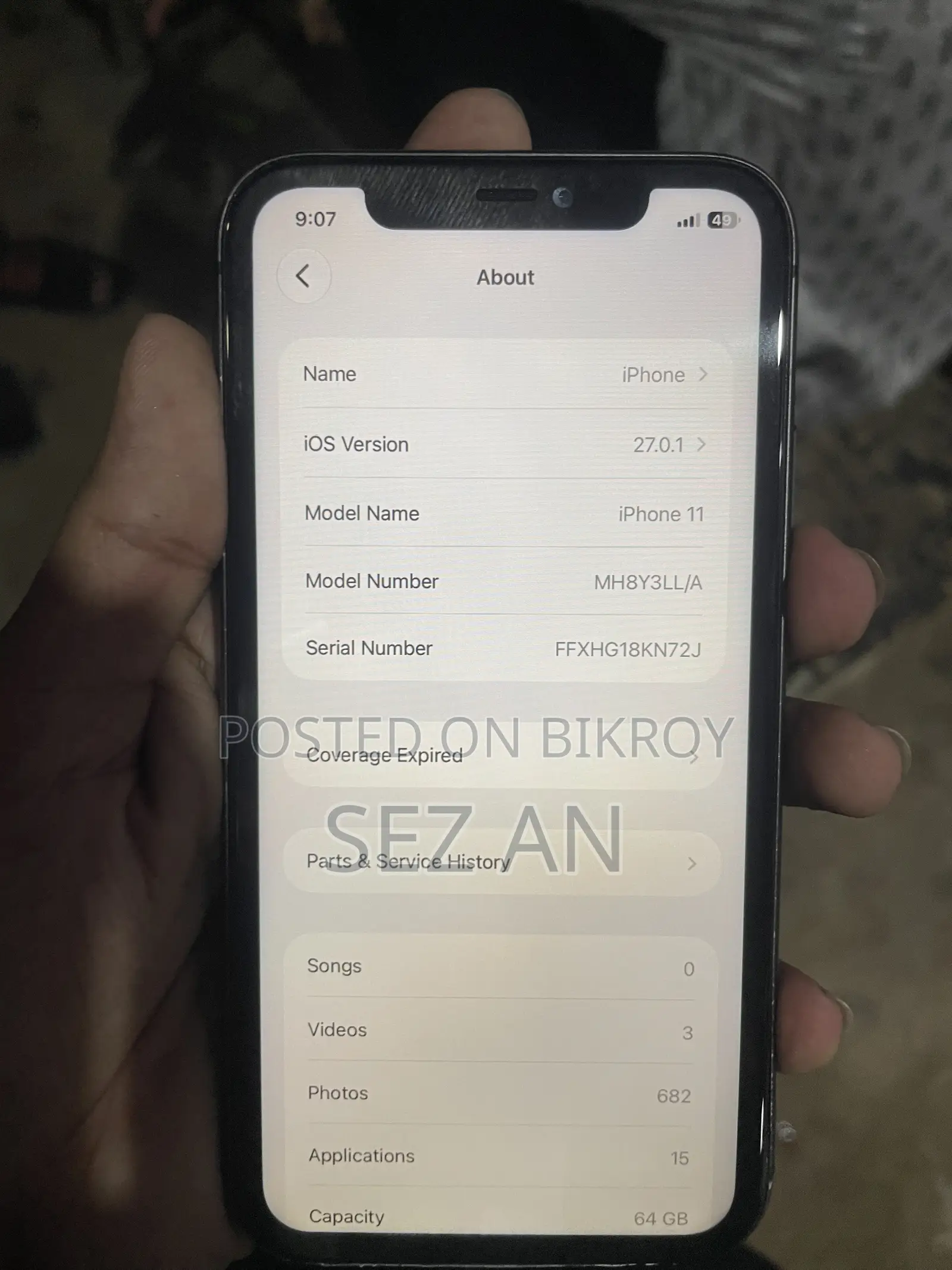 Apple iPhone 11 64 GB Black