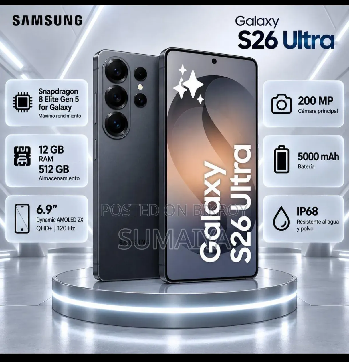 Samsung Galaxy S26 Ultra 5G 512 GB Gray