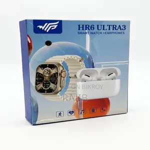 HR6 ULTRA3 Smart Watch + Wireless Earbuds Combo Set