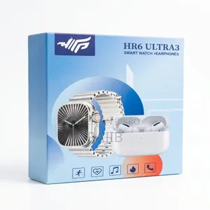 HR6 ULTRA3 Smart Watch + Wireless Earbuds Combo Set