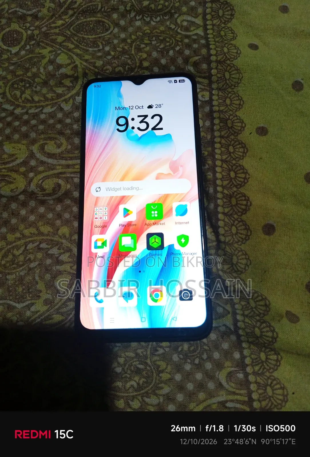 Oppo A18 128 GB Black