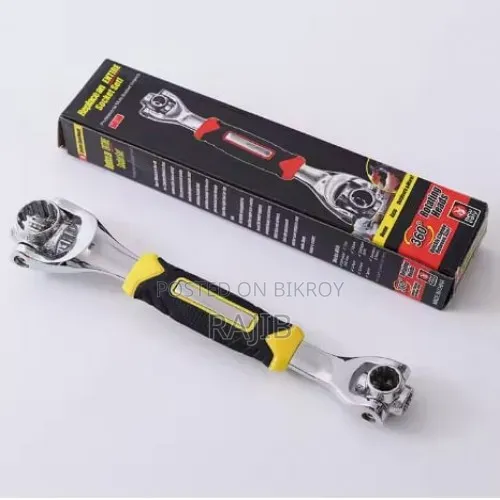360 Degree Rotating Heads Professional Multi-Socket Wrench