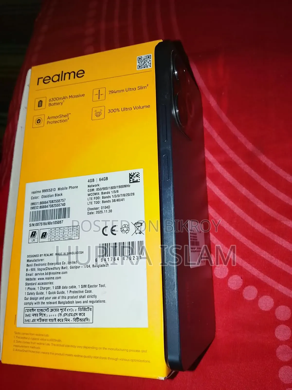 Realme Note 70 64 GB Black