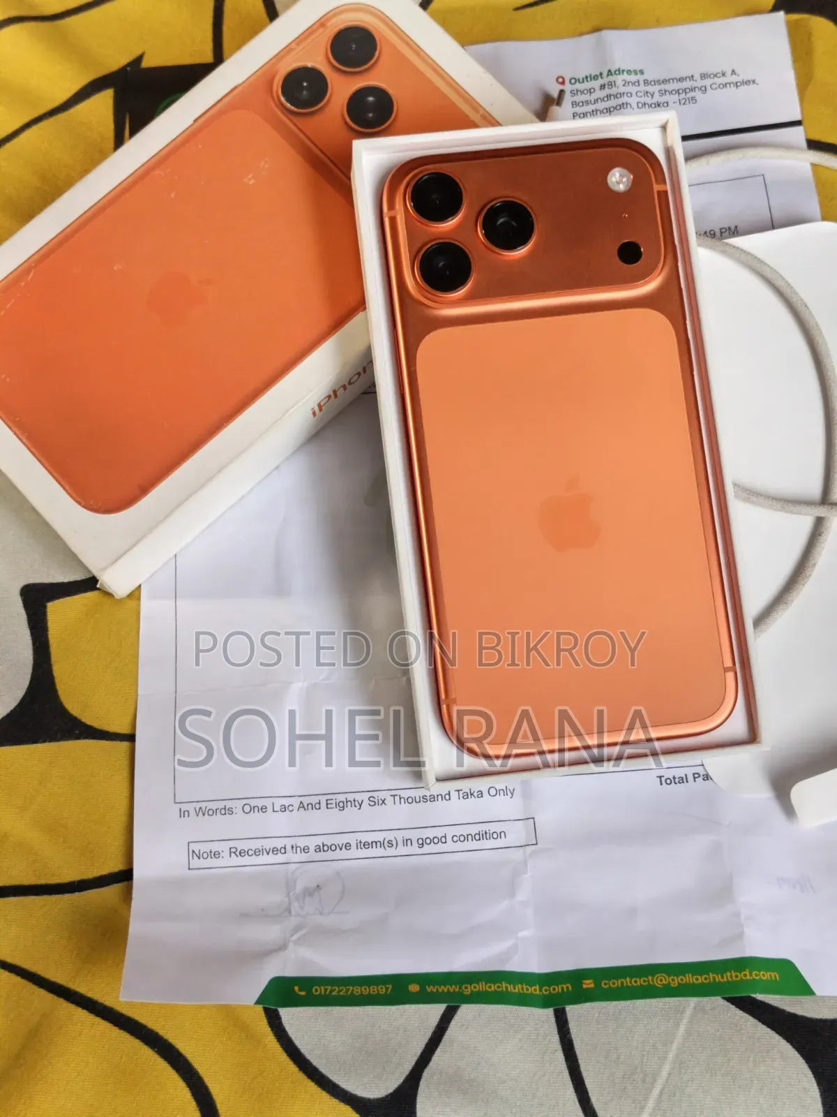 New Apple iPhone 17 Pro Max 256 GB Orange