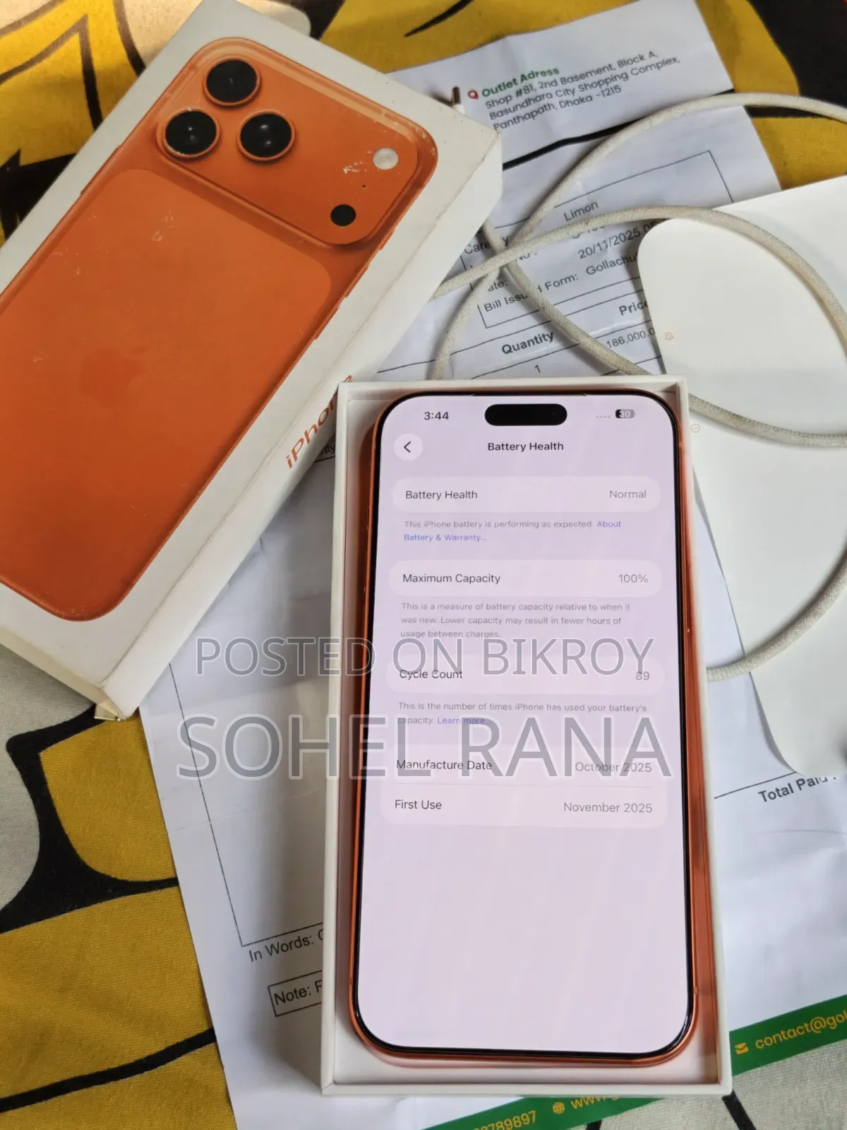 New Apple iPhone 17 Pro Max 256 GB Orange