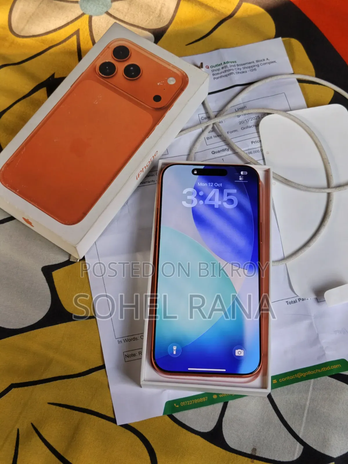 New Apple iPhone 17 Pro Max 256 GB Orange