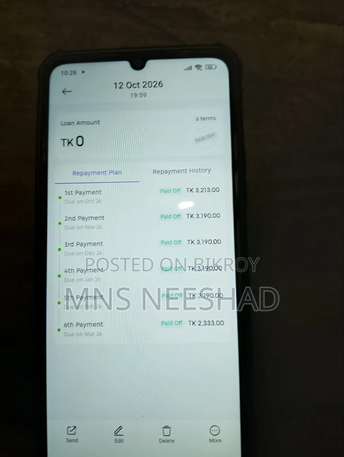 আইটেল পাওয়ার ৮০ ১২৮ জিবি ব্ল্যাক