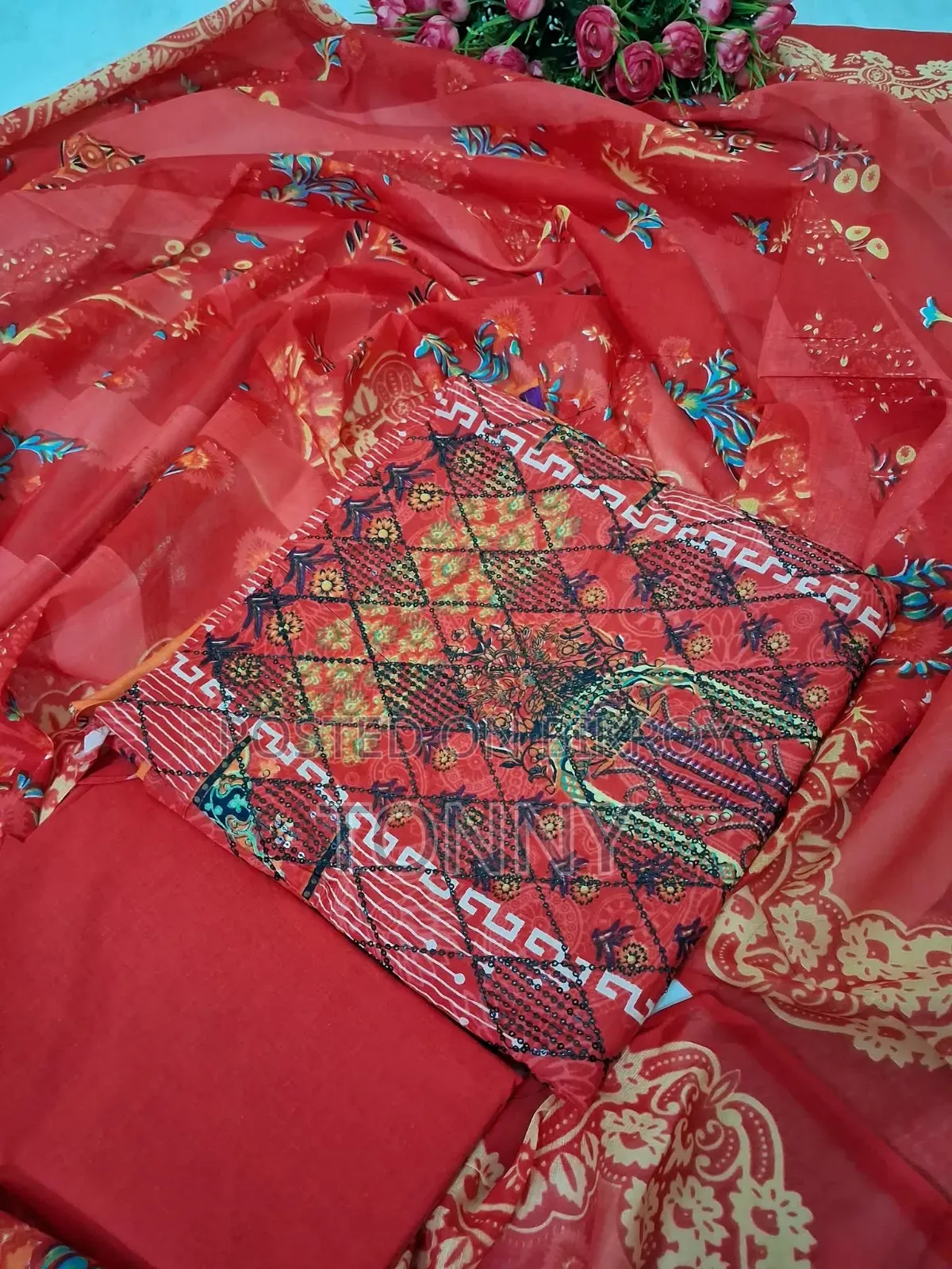 Best collection of premium cotton, linen, batik, and all-over sequin work three-pieces