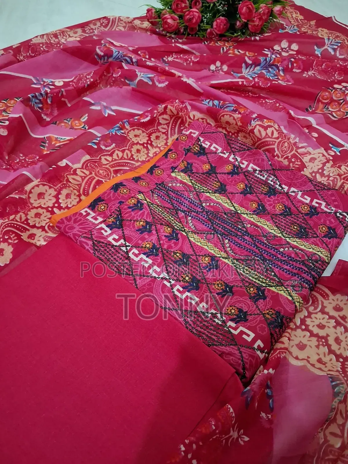 Best collection of premium cotton, linen, batik, and all-over sequin work three-pieces