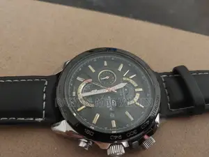 Original Casio Edifice Chronograph Watch – Premium Black & Gold Design