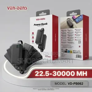VEN-DENS 30000mAh Fast Charging Power Bank (Model VD-PB062)