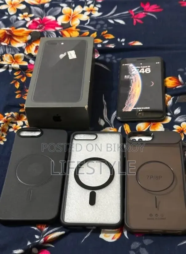 অ্যাপল আইফোন ৮ প্লাস ২৫৬ জিবি কালো