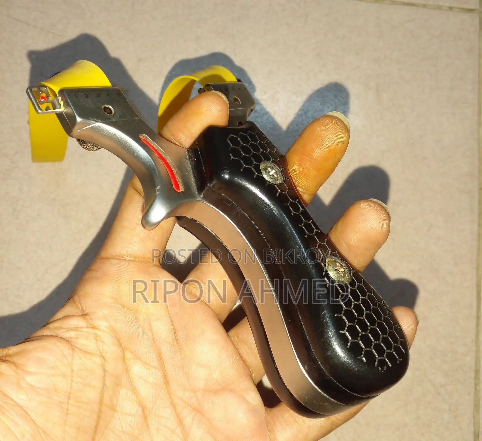 ৮ সেন্টি স্টেইনলেস স্টিল স্লিংশট বা গুলতি