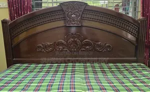 উডেন বেড আলমিরা ড্রেসিং টেবিল সেট