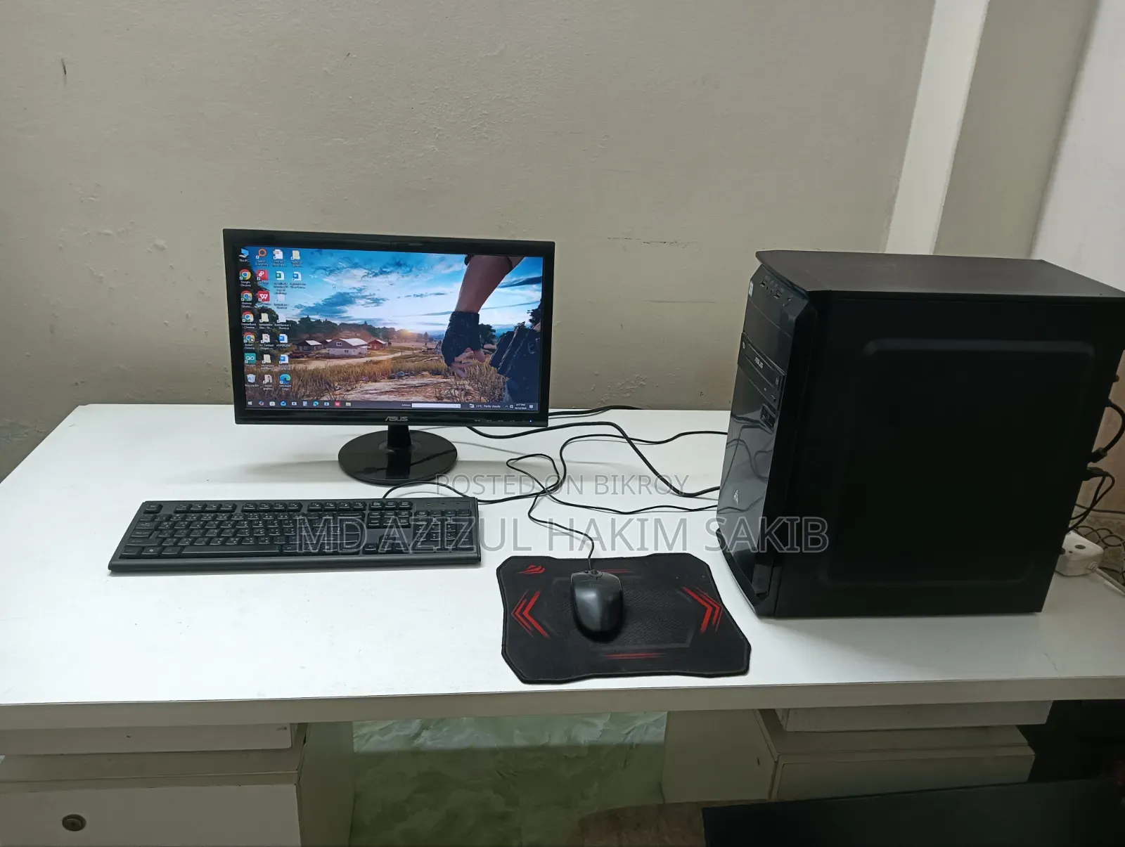 Desktop Computer Asus 4GB Intel Core i3 SSD 256GB