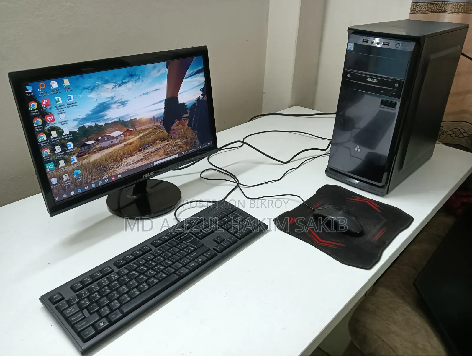 Desktop Computer Asus 4GB Intel Core i3 SSD 256GB