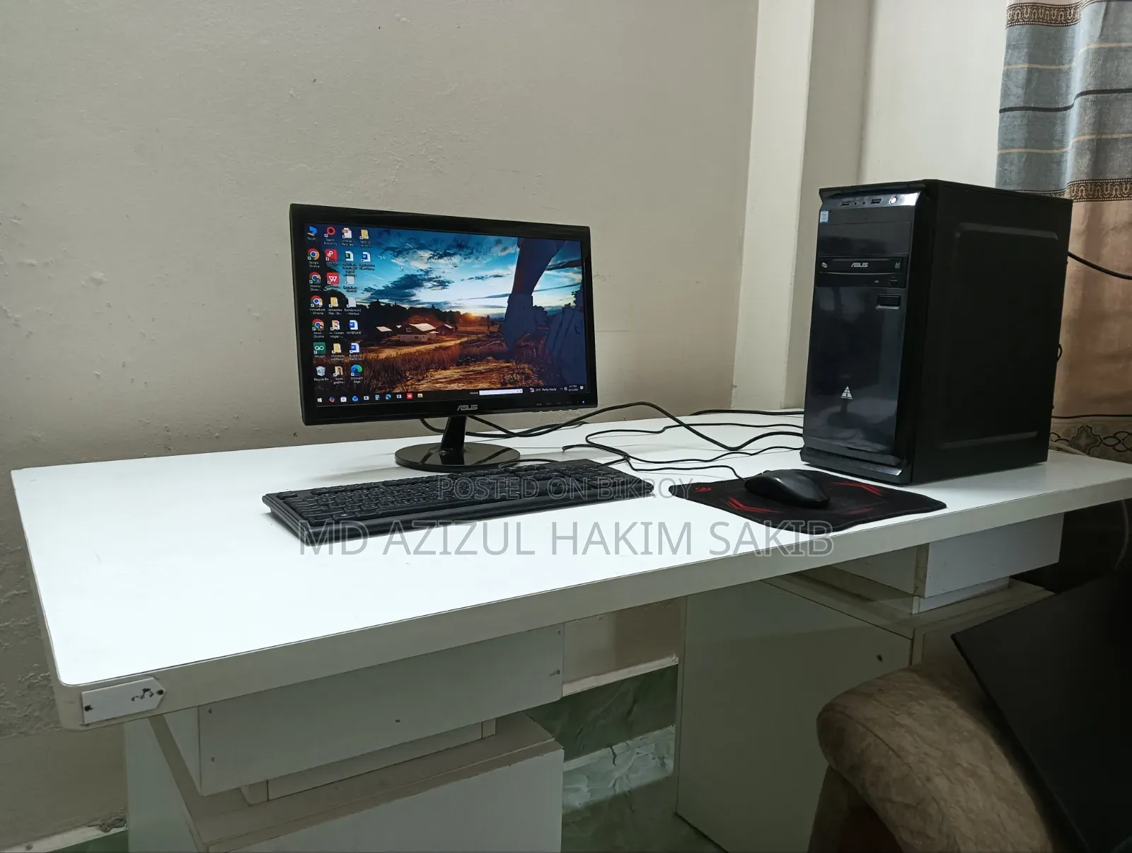 Desktop Computer Asus 4GB Intel Core i3 SSD 256GB