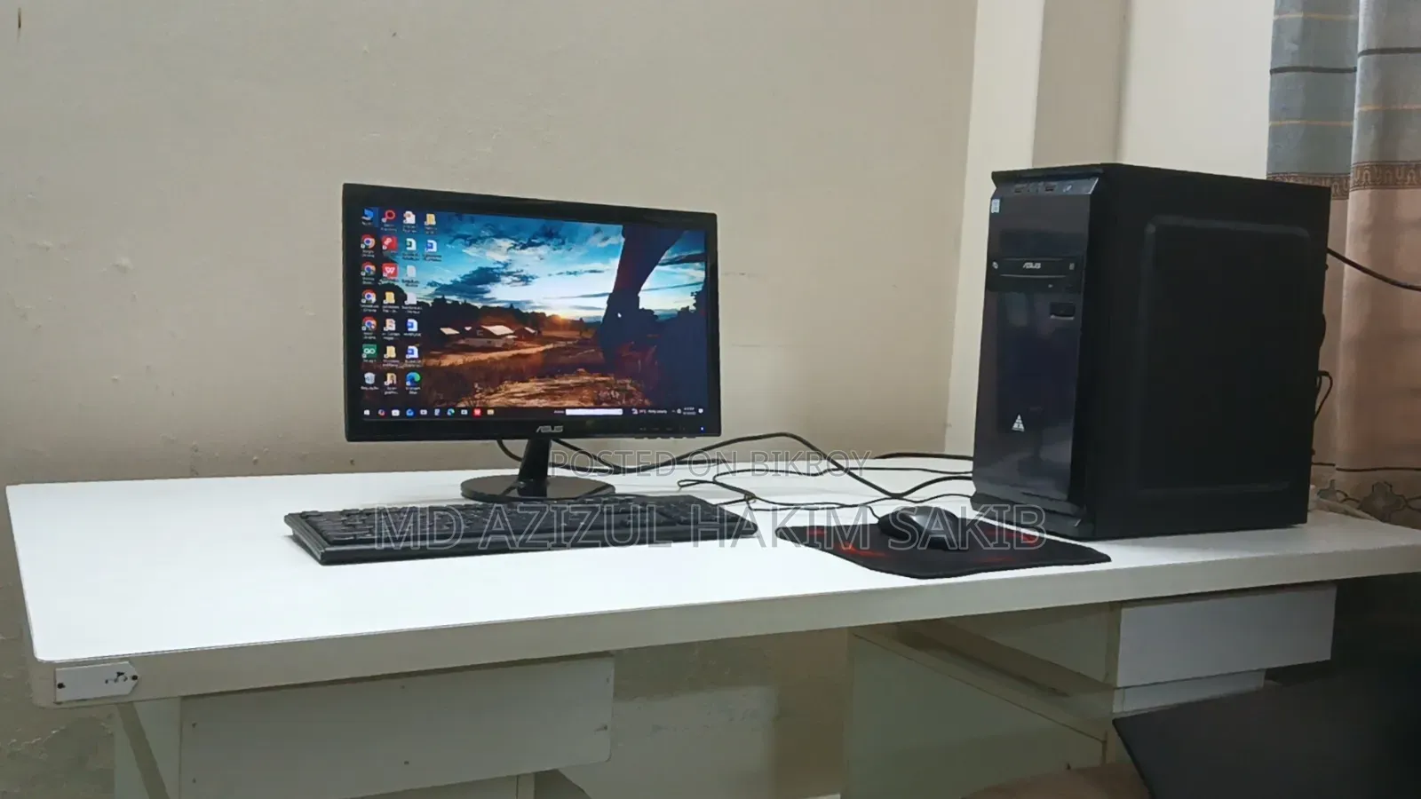 Desktop Computer Asus 4GB Intel Core i3 SSD 256GB